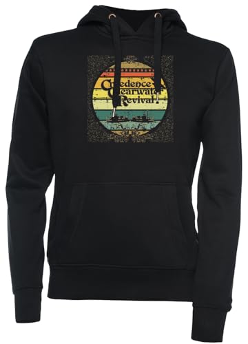 Vendax Creedence Clearwater Revival Riverboats Unisex Kapuzenpullover Schwarz von Vendax