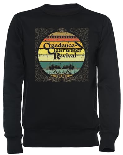Vendax Creedence Clearwater Revival Riverboats Unisex Sweatshirt Schwarz von Vendax