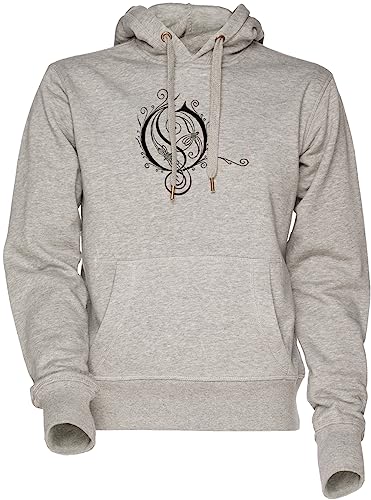 Vendax Das Beste Aus Opeth-Logo Unisex Herren Damen Kapuzenpullover Sweatshirt Grau Men's Women's Hoodie Grey von Vendax