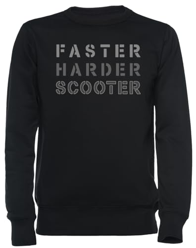 Vendax Faster Harder Scooter Scooter Techno Unisex Sweatshirt Schwarz von Vendax