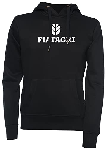 Vendax Fiatagri Unisex Kapuzenpullover Schwarz von Vendax