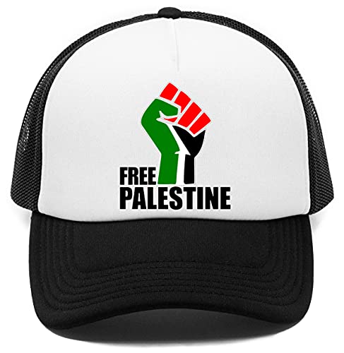 Vendax Free Palestine Fist Flag Kappe Baseball Rapper Cap von Vendax