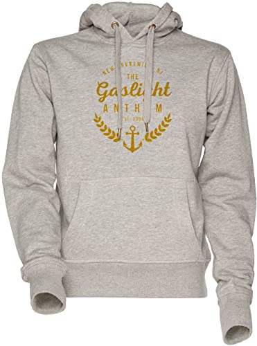 Vendax Gaslight Anthem Est. 2006 Unisex Herren Damen Kapuzenpullover Sweatshirt Grau Men's Women's Hoodie Grey von Vendax