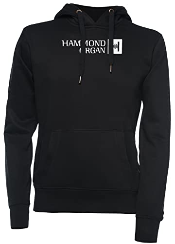 Vendax Hammond Organ Logo Unisex Kapuzenpullover Schwarz von Vendax