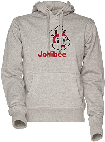 Vendax Jollibee Unisex Herren Damen Kapuzenpullover Sweatshirt Grau Men's Women's Hoodie Grey von Vendax