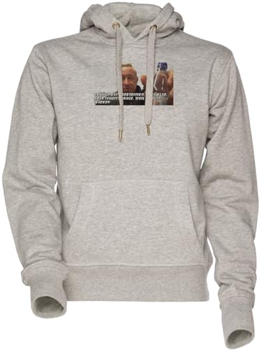 Vendax Markus Rühl Sweetener Unisex Herren Damen Kapuzenpullover Sweatshirt Grau Men's Women's Hoodie Grey von Vendax