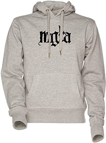 Vendax Mgla Band Logo Unisex Herren Damen Kapuzenpullover Sweatshirt Grau Men's Women's Hoodie Grey von Vendax