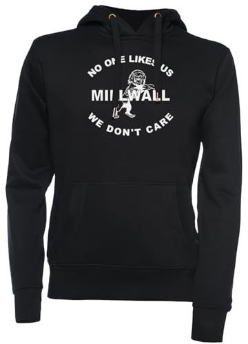 Vendax Millwall Unisex Kapuzenpullover Schwarz von Vendax