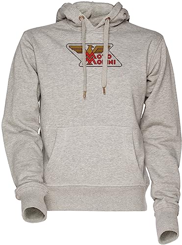 Vendax Moto Morini Itlalian Racing Unisex Herren Damen Kapuzenpullover Sweatshirt Grau Men's Women's Hoodie Grey von Vendax