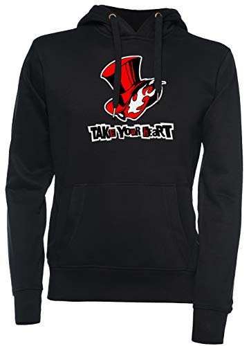 Vendax Persona 5 - Take Your Heart - Persona 5 Unisex Kapuzenpullover Schwarz Vendax Persona 5 - Take Your Heart - Persona 5 Unisex Kapuzenpullover Schwarz von Vendax