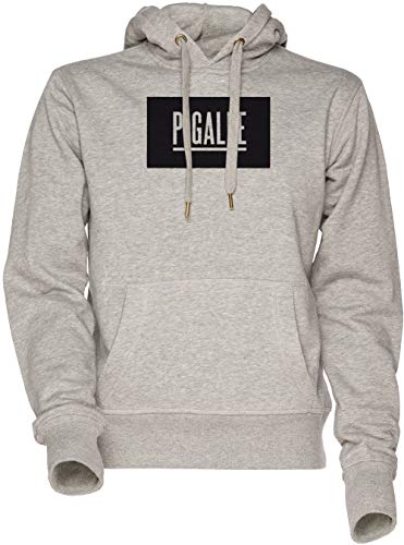 Vendax Pigalle Unisex Herren Damen Kapuzenpullover Sweatshirt Grau Men's Women's Hoodie Grey von Vendax