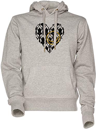 Vendax ich Liebe Sherlock Unisex Herren Damen Kapuzenpullover Sweatshirt Grau Men's Women's Hoodie Grey von Vendax