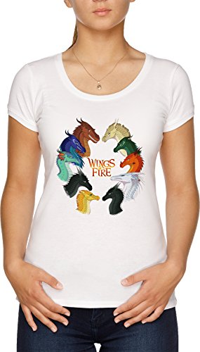 Wings of Fire - All Together Damen T-Shirt Weiß von Vendax