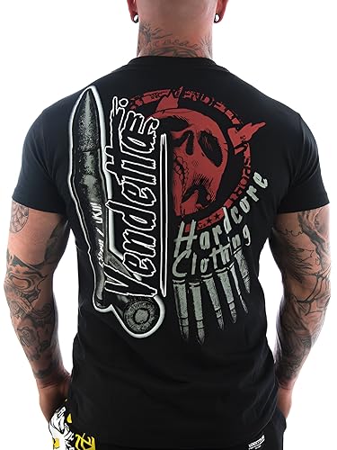 Vendetta Inc. Born Kill Casual Shirt schwarz Herren, Männer Tattoo Streewear (4XL) von Vendetta Inc.