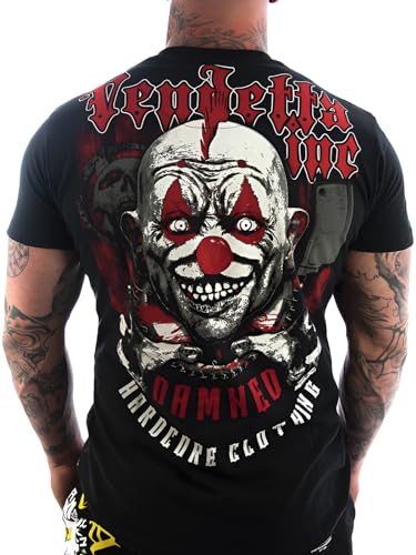 Vendetta Inc. Damend Shirt schwarz Tattoo Streetwear Herren Casual Tshirt (3XL) von Vendetta Inc.