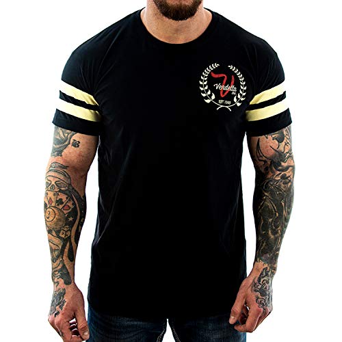 Vendetta Inc. Herren - Männer Clubwear Party Tattoo Shirt Crush 1051 schwarz (3XL) von Vendetta Inc.