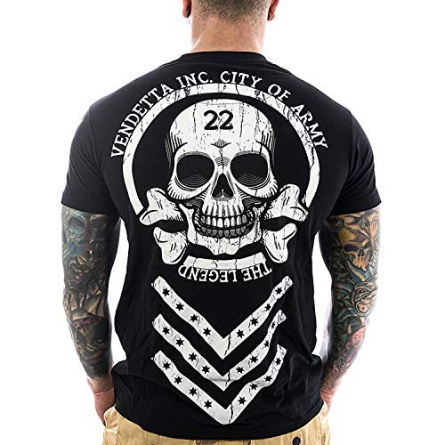 Vendetta Inc. Herren - Männer Shirt City of Army 1021 schwarz (XXL) von Vendetta Inc.