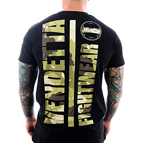 Vendetta Inc. Herren - Männer Shirt Vendetta Fight 1036 schwarz Sport, Freizeit (M) von Vendetta Inc.
