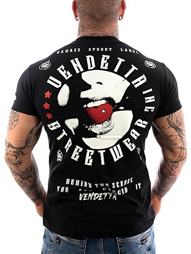 Vendetta Inc. Herren - Männer Streetwear Shirt Scenes schwarz 1086 (3XL) von Vendetta Inc.