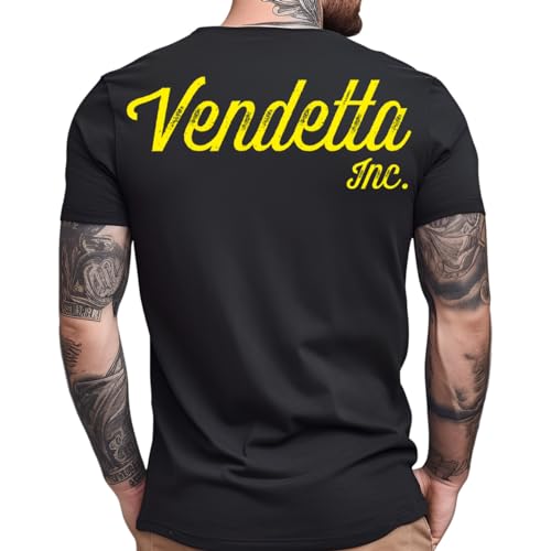 Vendetta Inc. Herren Shirt Crush 1051 schwarz,gelb (DE/NL/SE/PL, Alphanumerisch, L, Regular, Regular) von Vendetta Inc.