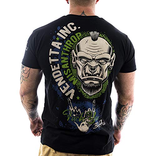 Vendetta Inc. Herren Shirt Misanthrop Skull 1045 schwarz (M) von Vendetta Inc.