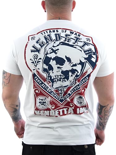 Vendetta Inc. Herren Streetwear Shirt Skull Titans weiß (3XL) von Vendetta Inc.