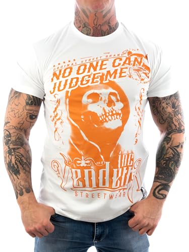 Vendetta Inc. Herren T Shirt Streetwear Judge Me weiß VD-1085 (3XL) von Vendetta Inc.