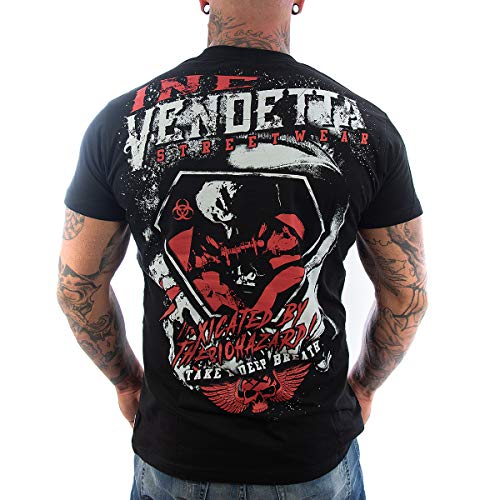 Vendetta Inc. Herren Tshirt schwarz Biohazard Sport,Freizeit,Tattoo Style (3XL) von Vendetta Inc.