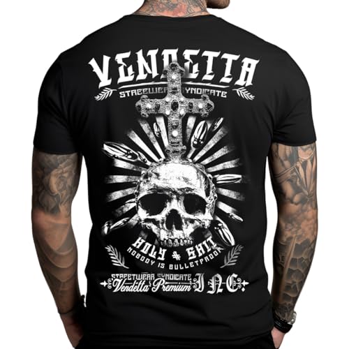 Vendetta Inc. Männer Shirt Bulletproof schwarz 1197 (as3, Alpha, 3X_l, Regular, Regular) von Vendetta Inc.