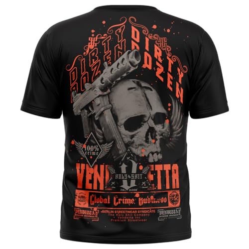 Vendetta Inc. Männer Shirt Dirty B. schwarz VD-1300 (DE/NL/SE/PL, Alphanumerisch, L, Regular, Regular) von Vendetta Inc.