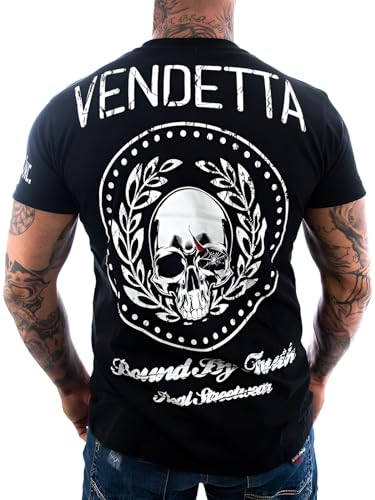 Vendetta Inc. Männer Shirt Sport,Freizeit,Club T-Shirt Bound schwarz (4XL) von Vendetta Inc.