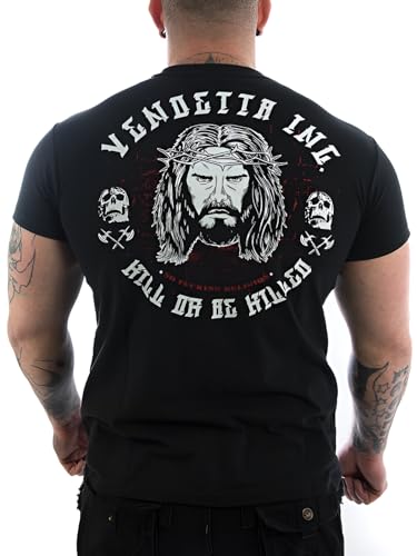 Vendetta Inc. Männer Streetwear Shirt Jesus Killed schwarz (4XL) von Vendetta Inc.