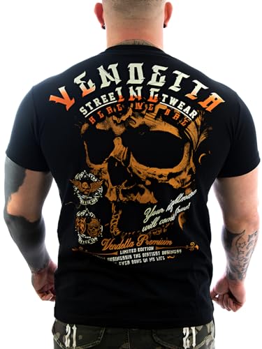 Vendetta Inc. Männer T Shirt schwarz Nightmare Sport,Freizeit Tshirt 1141 (5XL, 5X_l) von Vendetta Inc.