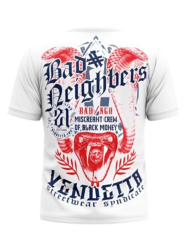 Vendetta Inc. Shirt Bad Nightbers weiß 1186 Männer T Shirt Sport,Freizeit (L) von Vendetta Inc.