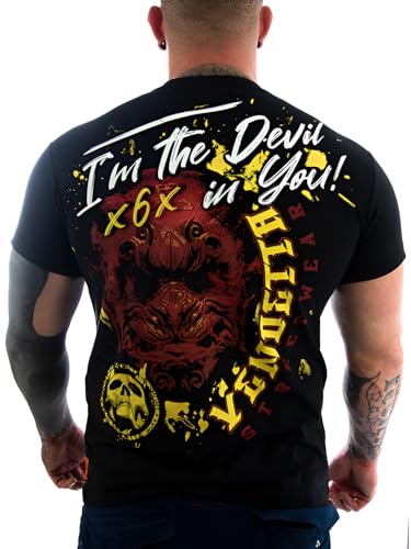 Vendetta Inc. Shirt Devil X6X schwarz Männer T Shirt Sport,Freizeit NEU VD-1150 (5XL) von Vendetta Inc.