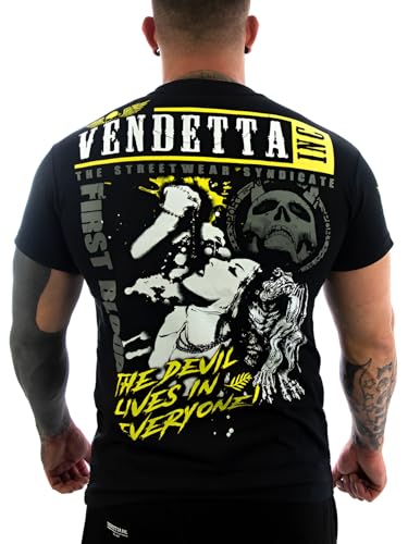 Vendetta Inc. Shirt First Blood schwarz 1162 Männer T Shirt Sport,Freizeit (3XL) von Vendetta Inc.