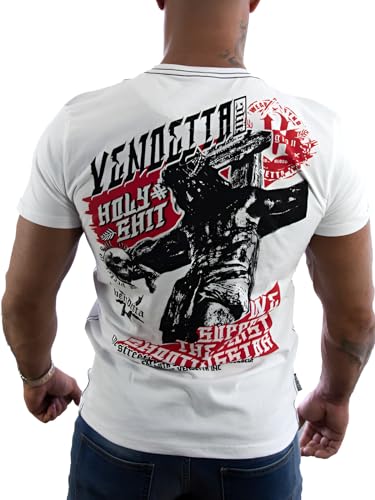Vendetta Inc. Shirt Ive Support weiß 1185 Männer T-Shirt Sport,Freizeit (3XL) von Vendetta Inc.