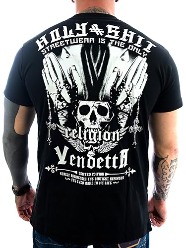 Vendetta Inc. Shirt Religion Männer Tshirt schwarz Freizeit VD-1172 (3XL) von Vendetta Inc.