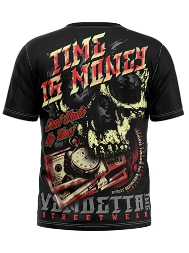 Vendetta Inc. Shirt Time is Money schwarz Männer T Shirt, Sport,Freizeit 1151 (4XL) von Vendetta Inc.