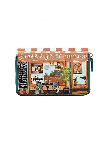 Vendula London Geldbörse Zip Medium Sugar and Spice Coffee von Vendula London