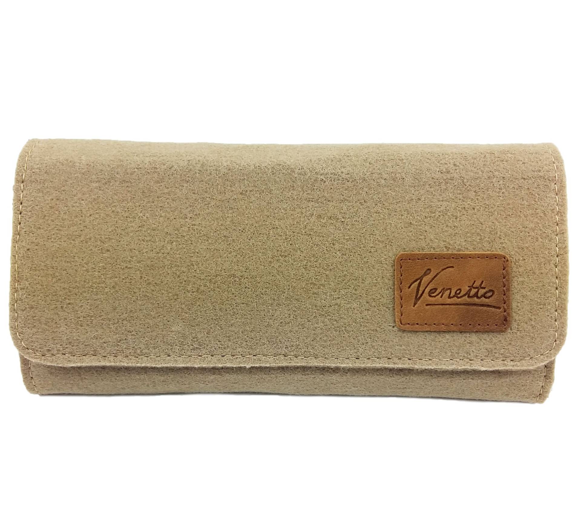 Mädchen Portemonnaies Geldbörse Geldtasche Wallet Filz + Leder Cappuccino Mädchen Portemonnaies Geldbörse Geldtasche Wallet Filz + Leder Cappuccino von VenettoGermany
