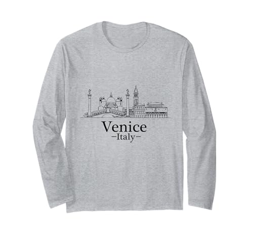 Venezia Italia Souvenir Venedig Italien Erinnerung Männer Frauen Langarmshirt von Venezia Italia Souvenir Venice Italy
