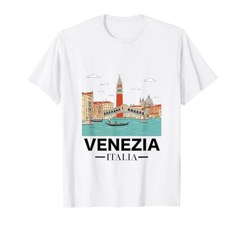 Venezia Italia Souvenir Venedig Italien Erinnerung Männer Frauen T-Shirt von Venezia Italia Souvenir Venice Italy