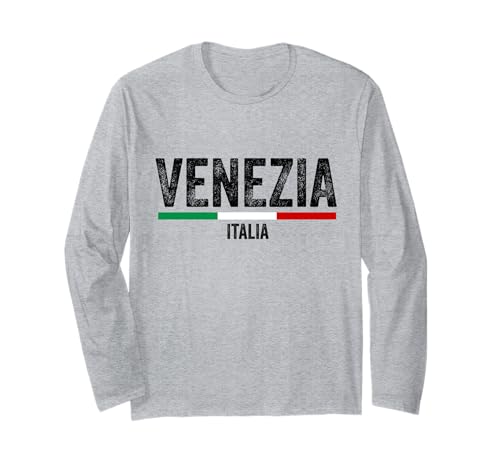 Venezia Italia Souvenir Venedig Italien Flagge Erinnerung Männer Frauen Langarmshirt von Venezia Italia Souvenir Venice Italy