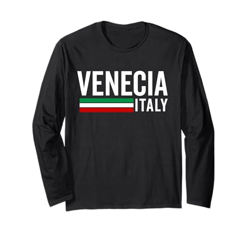 Venezia Italia Souvenir Venedig Italien Flagge Erinnerung Männer Frauen Langarmshirt von Venezia Italia Souvenir Venice Italy