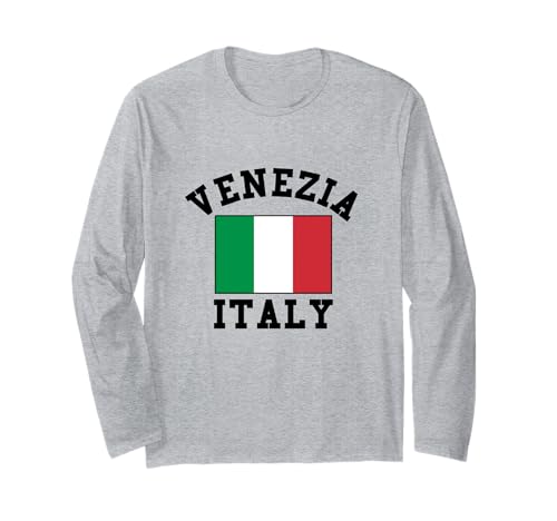 Venezia Italia Souvenir Venedig Italien Flagge Erinnerung Männer Frauen Langarmshirt von Venezia Italia Souvenir Venice Italy