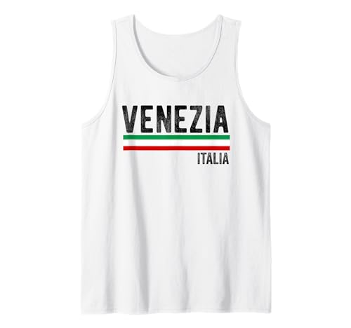 Venezia Italia Souvenir Venedig Italien Flagge Erinnerung Männer Frauen Tank Top von Venezia Italia Souvenir Venice Italy