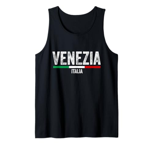 Venezia Italia Souvenir Venedig Italien Flagge Erinnerung Männer Frauen Tank Top von Venezia Italia Souvenir Venice Italy