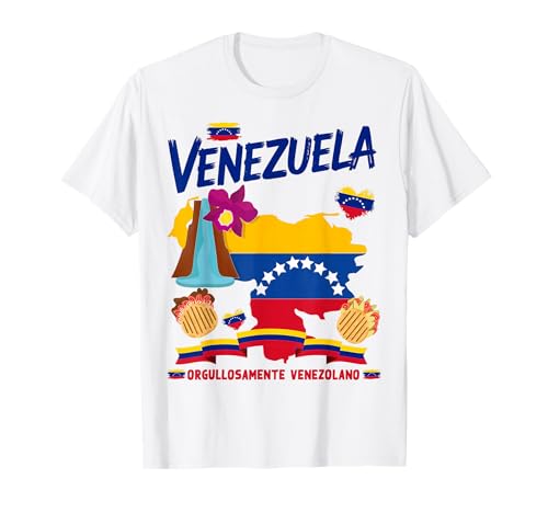 Venezolanische Flagge, Outfit-Idee für Frauen mit venezolanischen Arepas T-Shirt Venezolanische Flagge, Outfit-Idee für Frauen mit venezolanischen Arepas T-Shirt von Venezuela Costume Outfit Ideas For Kids & Toddlers