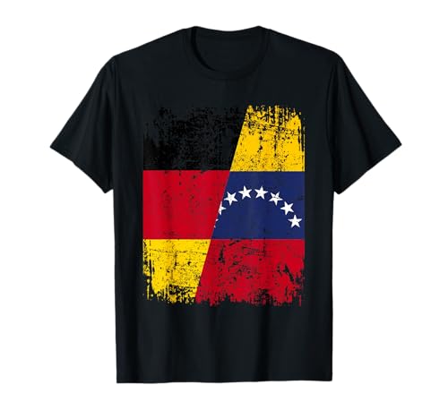 VENEZUELA DEUTSCHLAND Flagge | Damen Herren Kinder Venezuela T-Shirt VENEZUELA DEUTSCHLAND Flagge | Damen Herren Kinder Venezuela T-Shirt von Venezuela Family Shop